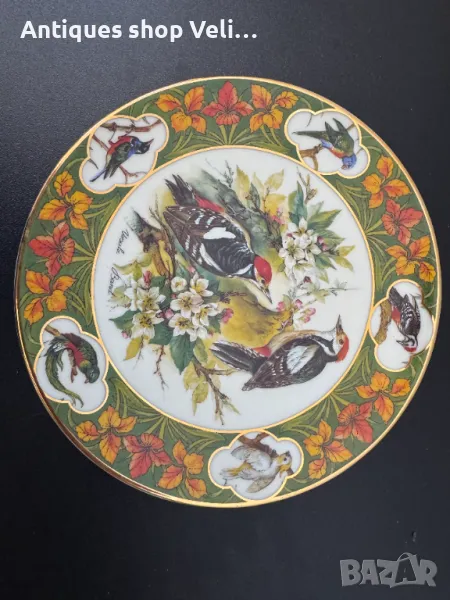 Порцеланова чиния за стена №6930, снимка 1