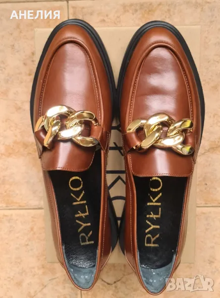 Дамски кожени обувки Ryłko, снимка 1