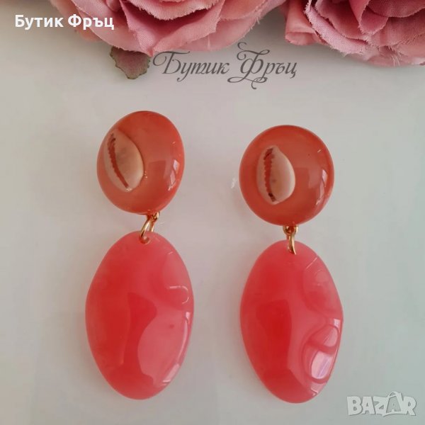 Обеци Роузи миди , снимка 1