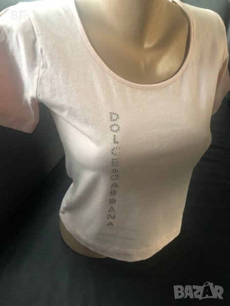 D&G  размер М, кроп топ , отличен , бебешко розово-15 лв, снимка 1