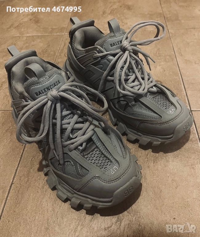 Balenciaga track сиви обувки, снимка 1