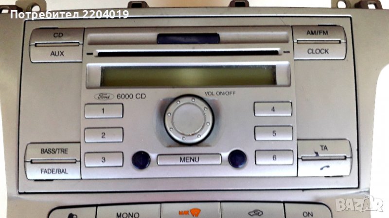 Управление на климатроника и CD-радио за Форд-С мах. , снимка 1