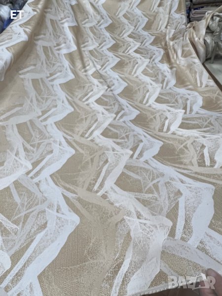 Двулицеви плътна завеса,Златна, снимка 1