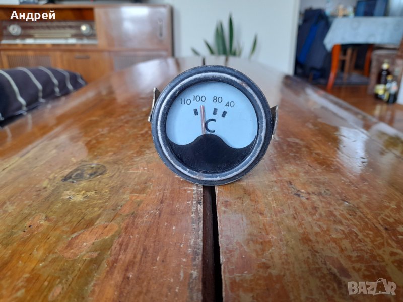 Стар автомобилен уред за температура #5, снимка 1