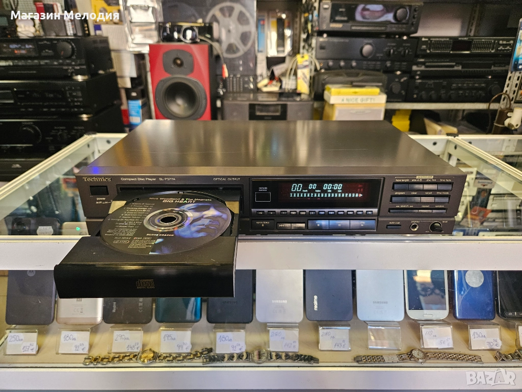 CD Player Technics SL-P377A В отлично техническо и визуално състояние., снимка 1