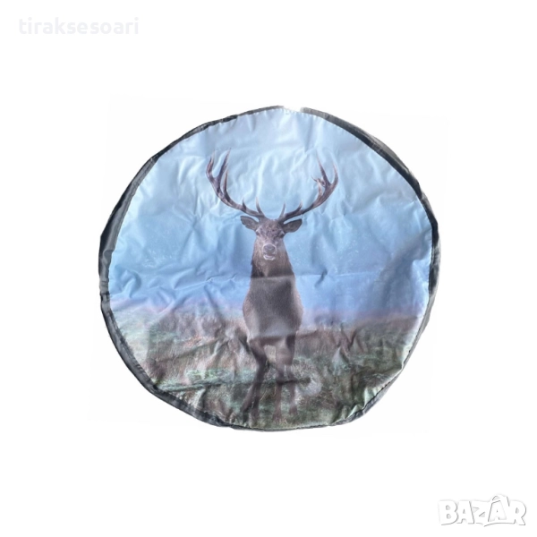 Калъф за резервна гума ЕЛЕН 16 цола – еко кожа, за джипове, снимка 1