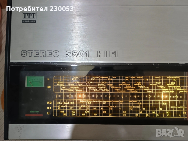 ITT stereo 5501 hi-fi радио, усилвател и касета , снимка 2 - Ресийвъри, усилватели, смесителни пултове - 53283157