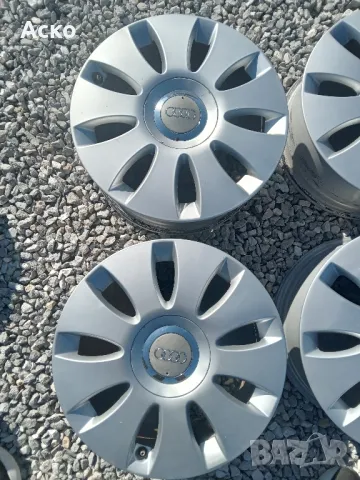 5x112..16цола 6.5j ET50 оригинални AUDI , снимка 2 - Гуми и джанти - 47578513