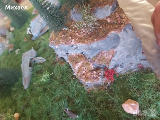 Макет / Диорама на Разбил се самолет в гората  , снимка 5 - Декорация за дома - 42956408
