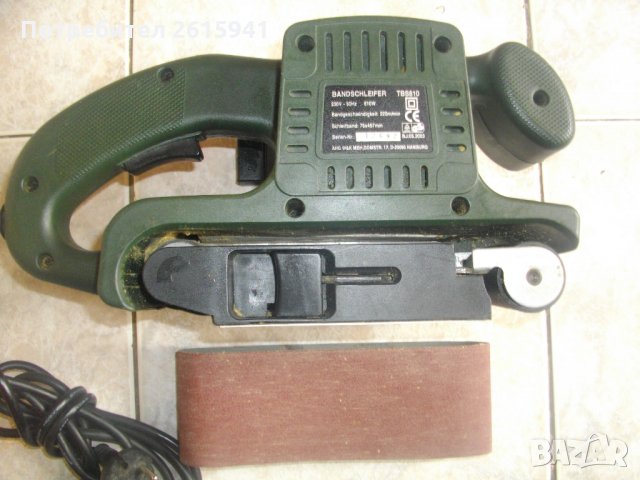 810 Вата-Немски-Лентов Шлайф-220м/мин-76х457мм-Почти Нов-Отличен-Tolimor TBS810, снимка 1