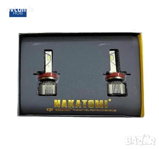 Nakamoto/Nakatomi H11/H8 H9 Диодна LED система CANBUS, 12-24V, 65W, 6500К, снимка 5 - Аксесоари и консумативи - 49762389