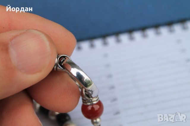 Дизайнерски накит/гердан-сребро,гранат,карнеол, снимка 9 - Колекции - 40486029