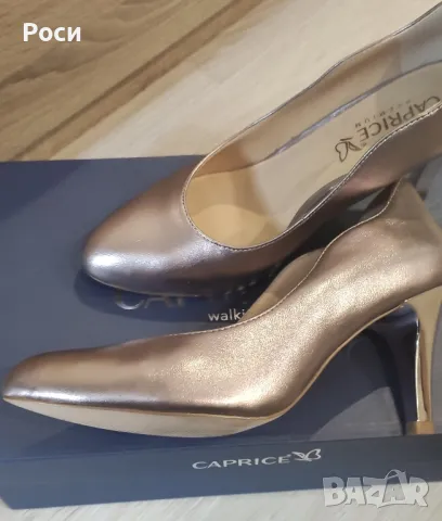Дамски обувки естествена кожа Caprise , снимка 4 - Дамски елегантни обувки - 48436753