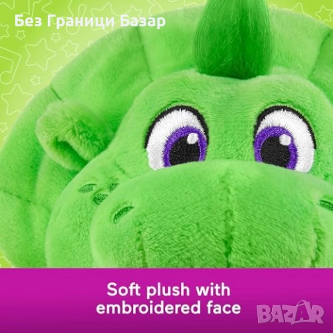 Нова Плюшена играчка Baby Bop 16.5см Barney Fisher-Price за деца подарък, снимка 4 - Плюшени играчки - 51779339