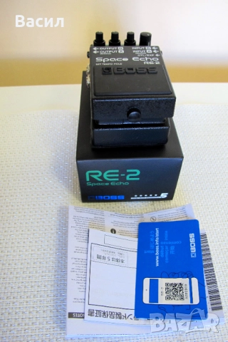 Boss Space Echo RE-2 - 32 bit китарен ефект в гаранция, снимка 4 - Китари - 52909356