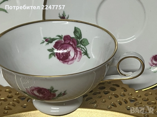 Троен сет порцелан AK Kaiser, снимка 3 - Антикварни и старинни предмети - 52895320