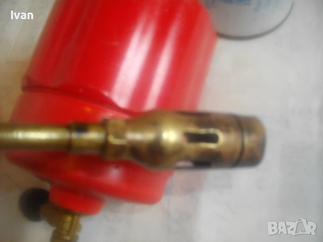 Мини бижутерска горелка за патрон газ пропан-бутан немска оригинална с маркуч и бутилка, снимка 17 - Други инструменти - 51251852