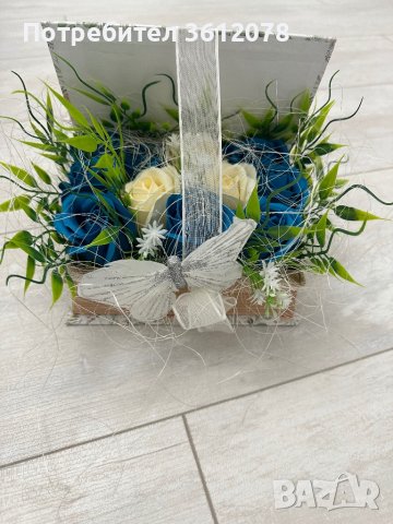 Кутия със сапунени ароматни рози, снимка 2 - Подаръци за жени - 43061679