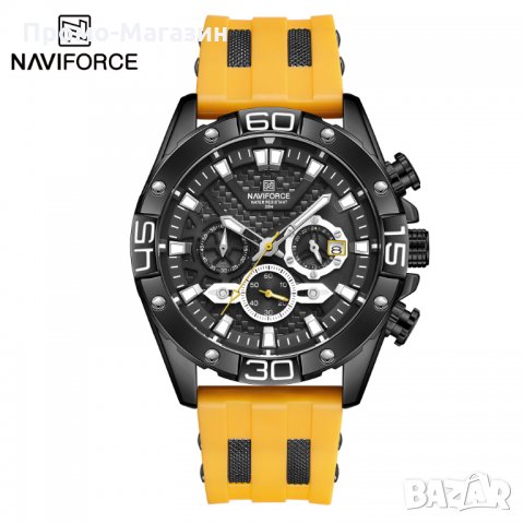 Мъжки часовник NaviForce Хронограф NF8019T BBY. 