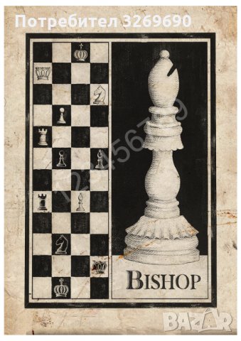 Шах постер плакат цар царица, снимка 6 - Картини - 35465695