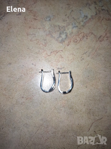 Сръбърни обеци.Печат 925.НОВИ, снимка 3 - Обеци - 53241466