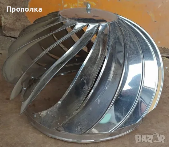 Шапка-капа, неръждаема ламарина, въртяща се за комин/отдушник 