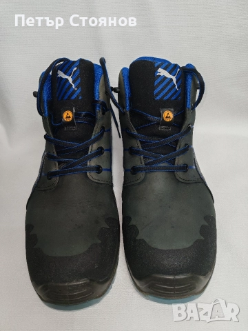 Удобни мъжки защитни обувки PUMA Argon Blue №46, снимка 5 - Мъжки боти - 52654313