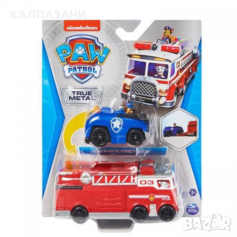 Paw Patrol Превозно средство на Чейс и пожарна 6063231