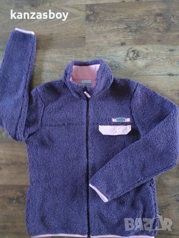 COLUMBIA Mountain Side sherpa fleece jacket - страхотно поларено горнище, снимка 4 - Спортни екипи - 39070202