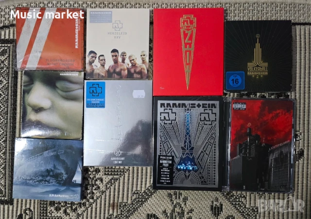Rammstein  оригинални дискове с музика ., снимка 1