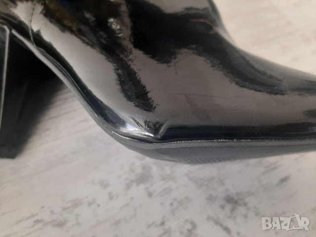 Нови лачени боти Tally Weijl, снимка 7 - Дамски обувки на ток - 43552238