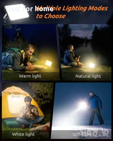 Eventek LED къмпинг фенер Преносим Power Bank, снимка 3 - Други - 49760435