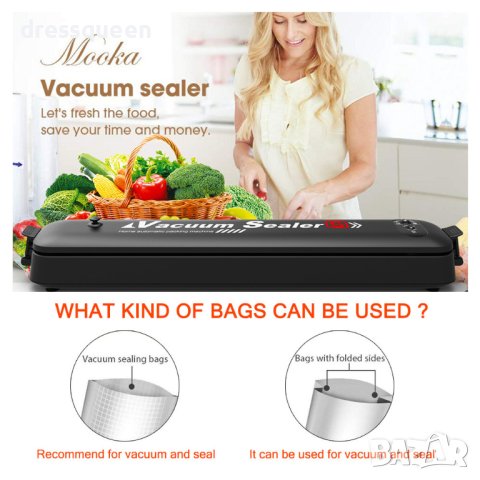 4118 Машина за вакуумиране на храна , снимка 14 - Други стоки за дома - 44014380