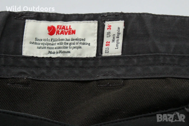 FJALLRAVEN Keb trousers - мъжки панталон, размер 52 (XL), снимка 6 - Екипировка - 53446468