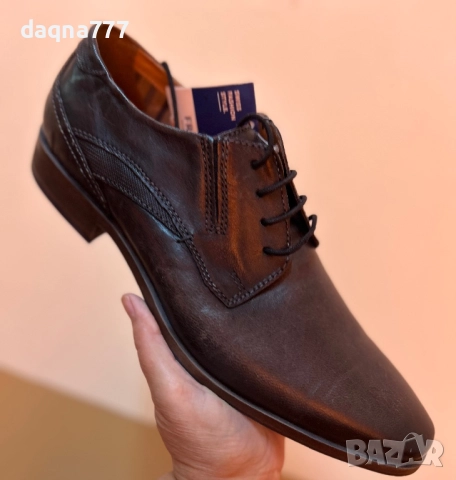 Страхотни ръчно изработени швейцарски обувки Fretz Man № 46, снимка 11 - Официални обувки - 51678561