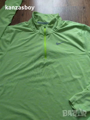 Nike W NK ELEMENT 1/2 ZIP - страхотна дамска блуза Л, снимка 5 - Блузи с дълъг ръкав и пуловери - 49212041