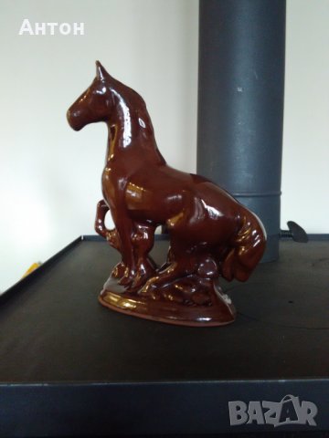 Керамичен Кон от соца., снимка 6 - Антикварни и старинни предмети - 27495796