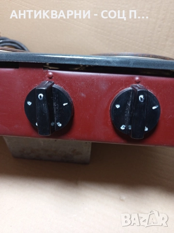 Соц Стар Електрически Двоен Котлон. , снимка 4 - Антикварни и старинни предмети - 52355991