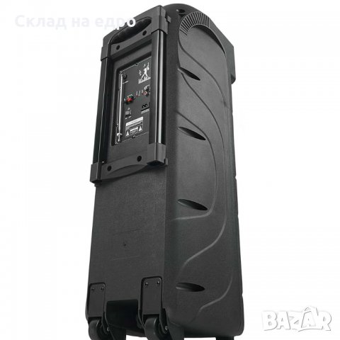 Мощност: 2x1500 W Активна Караоке Микрофон Колона Тонколона Tower Deck 2х10ича-1010SS, снимка 3 - Bluetooth тонколони - 28465778