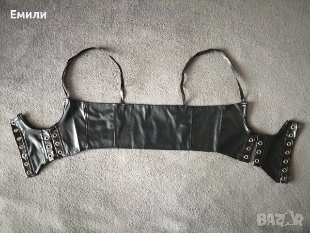 Кожен корсет колан с връзки - S, M , снимка 13 - Колани - 38332846