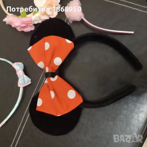 Голям лот аксесоари за коса, снимка 4 - Шноли, диадеми, ленти - 51637537