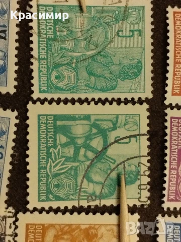 Пощенски марки ГДР.5 годишен план , снимка 12 - Филателия - 51359940