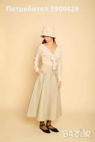 Пола Melani - Бежова, снимка 5 - Поли - 52183917