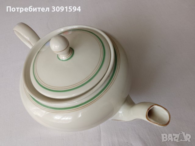 Стар порцеланов чайник -Марка за порцелан и керамика - марки CT Altwasser RSS   Carl Tielsch основав, снимка 6 - Антикварни и старинни предмети - 43115069