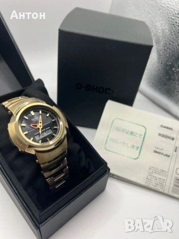 Casio G-Shock Solar RC AWM-500 Full Metal / Златно покритие, снимка 5 - Мъжки - 53598548