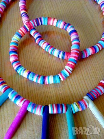 Слънчево настроение -- комплект гердан и гривна, снимка 10 - Бижутерийни комплекти - 28717901