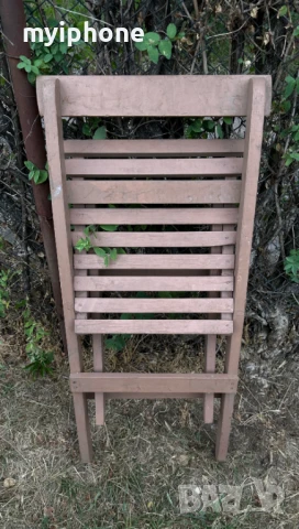 Здрави дървени сгъваеми столове 2 броя., снимка 8 - Столове - 51110223