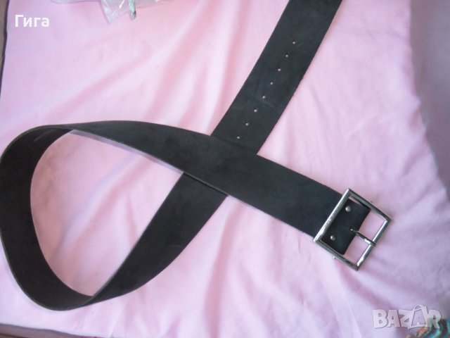 широк колан от от естествена кожа