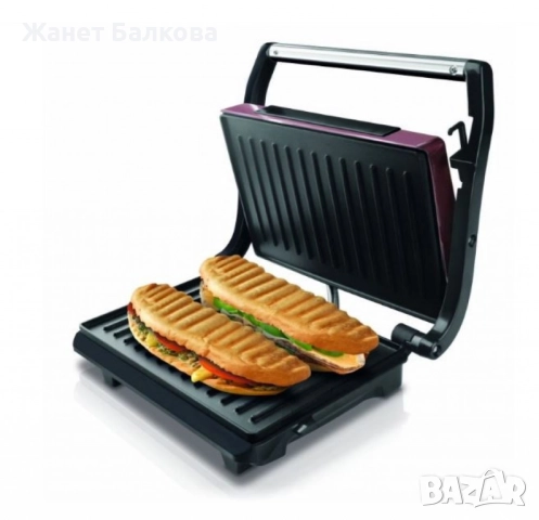 Уред за сандвичи и панини Taurus TOAST & CO – 700W, грил плочи 23x15 см, накланяща се горна плоча, снимка 2 - Тостери - 51583359