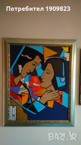 Голяма маслена картина , снимка 3 - Картини - 32760527